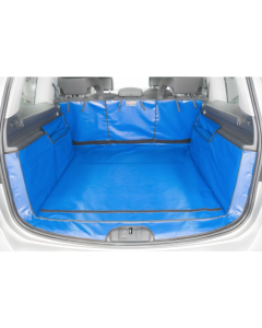 CLEARANCE - Volkswagen Sharan 2010 to 2023 7 Seater - Standard Liner-Bumper Flap - Tailgate Cover - rear seat configuration 2 - check the guide documents on the main product page to ensure compatibility - colour Black | Rubber Mat