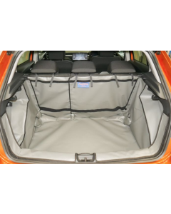 CLEARANCE - Skoda Fabia Hatchback 2022 Onwards - Rear Plus With Seat Split - bumper flap - high floor - Check the guide documents on the main product page to ensure compatibility - colour  Red |Rubber Mat
