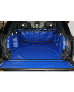 CLEARANCE - Land Rover Range Rover SWB 2022 Onwards 5 Seater SWB (inc. PHEV/not 4 Seater, LWB, 7 Seater, Autobiography)-Standard bootliner -Tailored seat flap - boot shape 1 - check documents on main product page to ensure compatibility|Hatchbed mat|BLACK