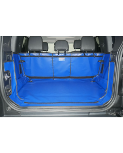 CLEARANCE - Land Rover Defender 110 2019 Onwards (not Hard Top)-Standard bootliner - bumper flap - front d-ring access - bumper flap ties- boot shape 1|5-seater|read guides on main product page to ensure compatibility - Black |Hatchbed Mat