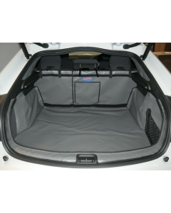 CLEARANCE - Polestar 2 - 2020 Onwards - Rear Plus with Seat Split and Ski Flap - bumper flap -  - check the guide documents on the main product page to ensure compatibility - grey 