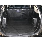 zwarte kofferbak bescherming voor Mitsubishi Outlander bouwjaar 2012 en volgend met gesplitste achterbank
