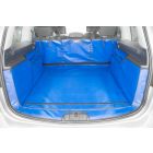 blauwe kofferbak bescherming voor Seat Alhambra bouwjaar 2017 en volgend - derde rij stoelen neergeklapt