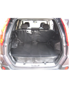 CLEARANCE - Nissan X-Trail 2007 to 2014 - Please Check Documents on Main Product Page: - Does not accommodate these dog guards - Rear Plus With Seat Split - Tailgate Cover - Black - Rubber Mat