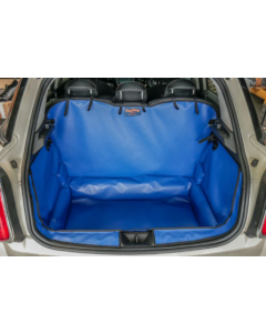CLEARANCE - Mini Hatchback Mk3 2014 to 2024 5 Door - Please Check Documents on Main Product Page: False floor removed - Rear seat backs upright - Rear Plus With Seat Split -  Bootliner Extension - bumper flap - Red - Hatchbed Mat