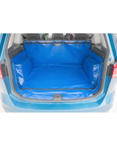 CLEARANCE - Volkswagen Touran 2015 Onwards 7 Seater (3rd row Folded) - Please Check Documents on Main Product Page: -  - Rear Plus With Seat Split - Tailgate cover - rear seat flap - Blue