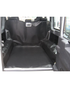 CLEARANCE - Land Rover Defender 110 2007 to 2016 5 seater - Please Check Documents on Main Product Page: -  - Rear Plus with Split Seat - Bootliner Extension - Bumper Flap - Grey - Rubber Mat