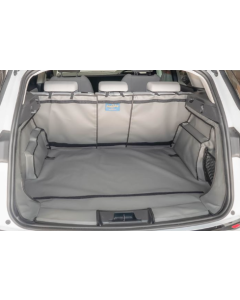 CLEARANCE - Land Rover Range Rover Evoque 2019 Onwards - Please Check Documents on Main Product Page:  Rear Plus With Seat Split - Bootliner Extension - bumper flap - tailgate cover - Black 