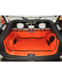 CLEARANCE -KIA EV3 2024 Onwards - Please Check Documents on Main Product Page: - boot shape 1 - Variable floor raised - Rear Plus - Bootliner Extension - Front d-rings access - rear seat flap - tailored rear seat flap - Orange -