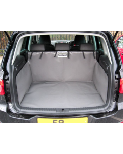 CLEARANCE - Volkswagen Tiguan 2007 to 2016 (only suitable for spare wheel and foam insert versions) - Please Check Documents on Main Product Page - Rear Plus With Seat Split - Rear Seat Flap - bumper flap - Black - Rubber Mat