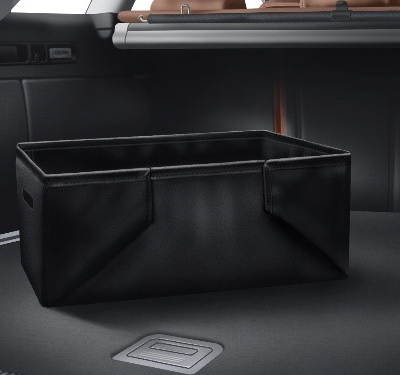 Black boot box for audi