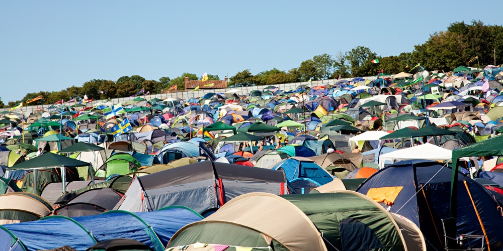 tents at festival