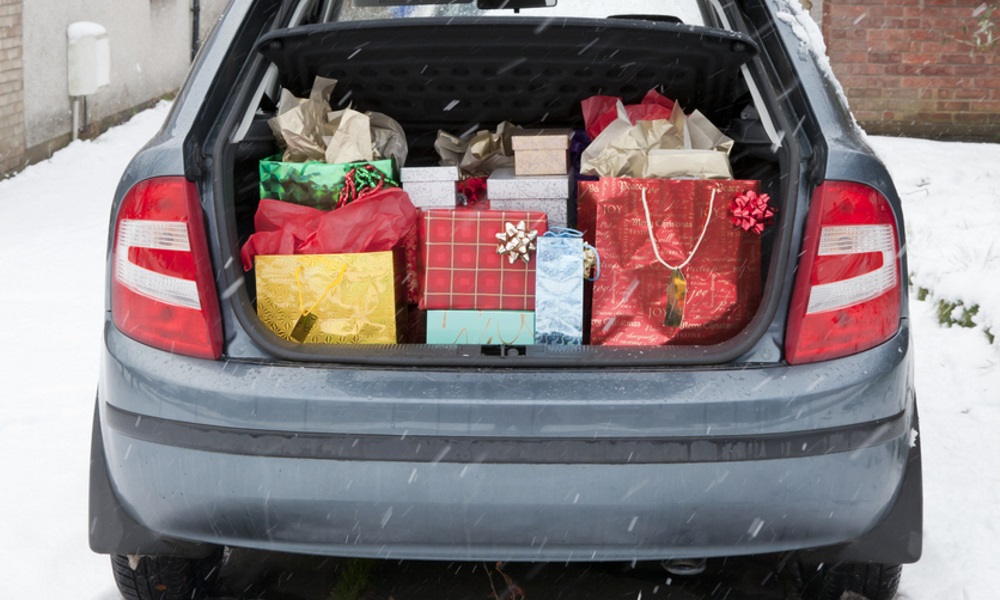 car boot filled